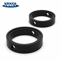 Sièges de vanne papillon en caoutchouc EPDM NBR à deux trous opposés, avec joint de doublure résiliente pour vannes de régulation de fluides de type Wafer Lug