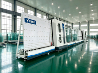 Ligne de production de verre isolant jumbo haute performance YBKE avec nettoyage automatique pour machine à double vitrage