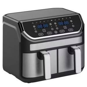 Freidora de Aire Doble para el Hogar y Fiestas, OEM, Saludable, Redonda, de Acero al Carbono, Sin Aceite, 8L 10L - Product Image 6