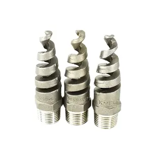 KMECO MSP 304SS 316SS stainless Steel Spiral Jet Water Spray Nozzle