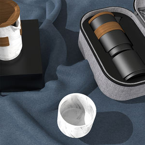 Juego de té de porcelana de cerámica DHPO con tetera, Infusor de malla con tapa de taza de té, caja de regalo portátil ecológica - Product Image 5