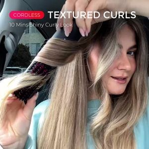 แปรงยืดผมตรงแบบไร้สายหวีพลาสม่าแบบพกพาใช้เทคโนโลยีสำหรับการเดินทางในบ้านจอแสดงผลอุณหภูมิแบบไร้สาย - Product Image 2