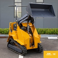 Chargeuse compacte sur chenilles YGZG avec excellente maniabilité, capacité de 500 kg et accès facile
