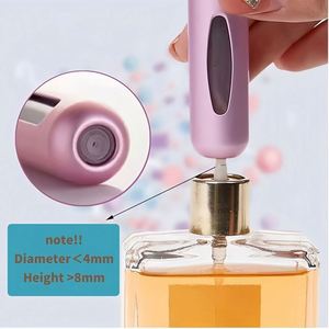 Custom Logo 5ml Refillable Perfume Portable Atomizer Bottle Refillable Perfume Spray Refill Pump Case for Traveling and Outgoing - Product Image 4