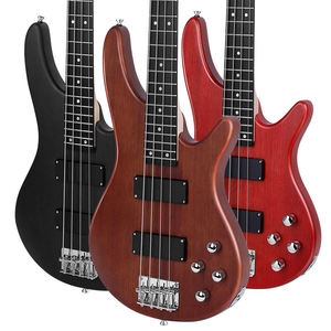 <strong>Bassi</strong> Electric with Elm Body Elm Back and Sides Maple Neck Rosewood Fingerboard for Learners 4 String 24 Frets - Product Image 1