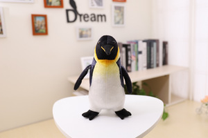 Peluche réaliste de pingouin roi, petite et grande taille, animal en peluche de pingouin empereur - Product Image 5