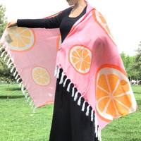 Serviette de bain à rayures jacquard imprimée personnalisée serviette sans sable avec pompon 100% coton serviettes de plage turques
