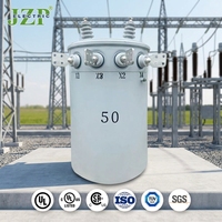 JZP Double Tension 120/240V 240/480V Monophasé Poteau Transformateur Distribution Pour Rural Ou Industrie Légère