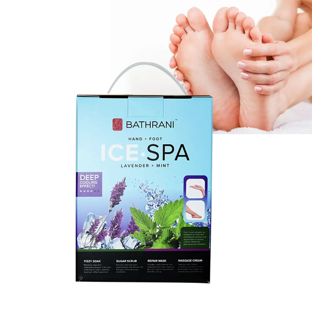 Hot Selling Lavendel und Minze Maniküre & Pediküre Spa, das Hand pflege Geschenkset für Schönheit Hautpflege ist