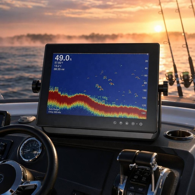 21.5 Inch Sunlight Readable Marine Industrial Display 1500 Nits Optical Bonding Capacitive Touch GPS Monitor Panel