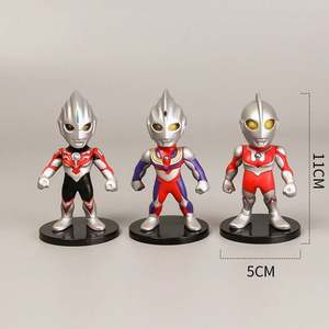 6 pièces Anime Ultraman Taro monstre Figure pour garçon maison jouer décoration mignon cadeau pour enfant jouets balle - Product Image 3