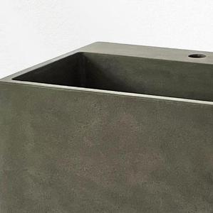 Mobilier d'intérieur moderne Vietnam OEM artisanat hôtel évier en béton armoire peinte à la main salle de bain vanité pour villa appartement - Product Image 4