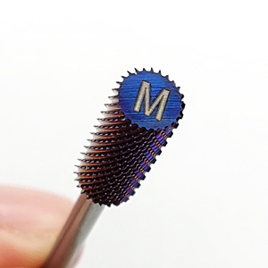 Mũi Khoan Móng Tay Cacbua Làm Sạch Lớp Biểu Bì Chữ Thập 5 Trong 1 Bộ Mũi Khoan Móng Tay Vonfram Cacbua Hình Ống Xoáy Kim Cương - Product Image 3