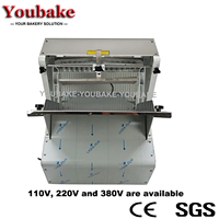 Trancheuse à pain automatique réglable en acier inoxydable, haute productivité, pour sandwichs et toasts, machine Youbake