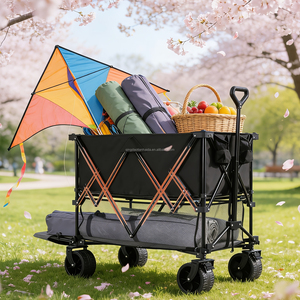 <span class=keywords><strong>Chariot</strong></span> de festival robuste sur roues, pliable, pour le camping, avec freins - Product Image 5