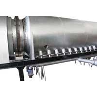 Four de carbonisation le plus petit et le plus compact, de type rotatif continu, pour la production de charbon de bois sans fumée à partir de sciure de bois et de biomasse
