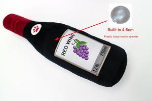Jouet interactif en peluche pour chien, bouteille de vin, écologique, de haute qualité, amusant, avec sonnette, pour chiots, usage intérieur, vente en gros - Product Image 5