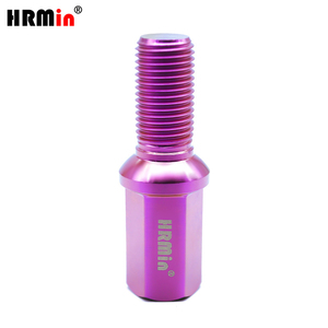 Pernos HRmin de Titanio Ti-6Al-4V Gr.5, Color Morado, Cabeza Esférica Hexagonal de 17 mm, M14x1.5x28 mm - Product Image 3