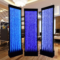 Décoration intérieure : Mur d'eau moderne et minimaliste pour entrée, cascade murale, mur à bulles pour hôtels et restaurants, aquarium mural