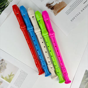 Nouveau <span class=keywords><strong>prix</strong></span> bas coloré 8 trous flûte allemagne style ABS flûte allemande soprano flûte à bec étudiants pratique flûte - Product Image 3