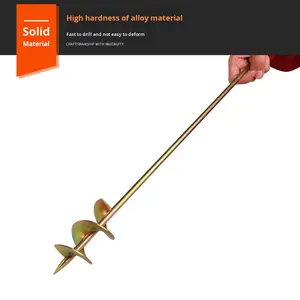 Transplanteur de semis Trou Digger Serre Plantation Tige de forage <span class=keywords><strong>Tarière</strong></span> de sol <span class=keywords><strong>manuelle</strong></span> pour les légumes et la ferme - Product Image 3