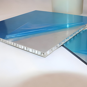 <span class=keywords><strong>Film</strong></span> protecteur adhésif PE pour panneaux sandwich de toiture et de mur, blanc/noir-blanc, en acier - Product Image 3
