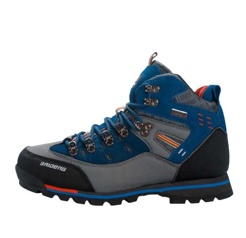 Hot Sell Cheap Men No Slip Outdoor Mountain Shoes Waterproof Climbing Trekking Shoes Hiking Boots