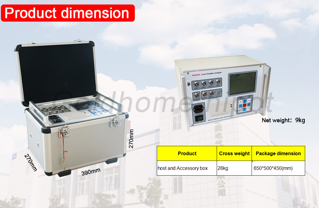 HM6080 Thiết Bị Điện Áp Cao Công Tắc HV Bộ Kiểm Tra Đặc Tính Động Bộ Kiểm Tra Thời Gian Ngắt Mạch