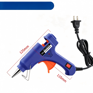 20W Mini Hot Melt Glue Gun Blue US/CN Plug DIY <b>Craft</b> <b>Tool</b> Low Temp - Product Image 1