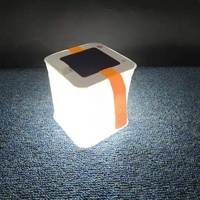 Lampe de camping d'urgence portable pour l'extérieur, recharge solaire, pliable, capacités de recharge de téléphone portable, LED couleur, gonflable, IP54