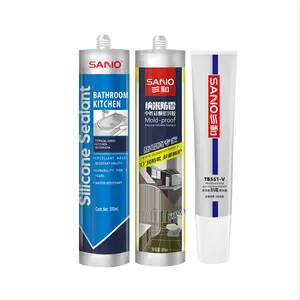 SANVO produit breveté anti-moisissure carrelage de salle de bain cuisine étanche silicone mastic zone humide anti-moisissure verre colle