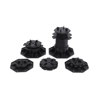 Piédestal de parcelles de terrasse en plastique extérieur durable réglable Produit de moulage par injection de carrelage de sol en dalle de terrasse facile à utiliser