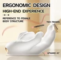 Handmassagegerät Großhandel Realistischer Finger-Bewegungs-Klitoris-Stimulator mit Heizfunktion Flexibler Handvibrator