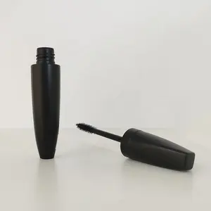 Matte black vazio rímel tubo atacado cosméticos embalagem plástico rímel garrafa luxo rímel recipiente