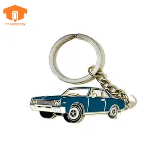 Factory Outlet 1965 Metal Car Accessories Keyring Custom Promotional Metal Crafts Car Shape Keychains