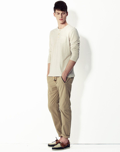 เสื้อยืดแขนยาวธรรมดากระดุมทำในบังคลาเทศ - Product Image 2