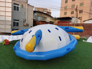 Bateau gonflable UFO étanche en PVC pour parc aquatique, lac, piscine – Amusement garanti - Product Image 2