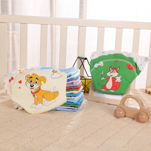 Pannolini Lavabili per Bambini, 6 Strati Spessi in Cotone, Stampa Cartoon Animale 3D, Prevenzione Perdite, per l'Apprendimento dei Bambini - Product Image 4
