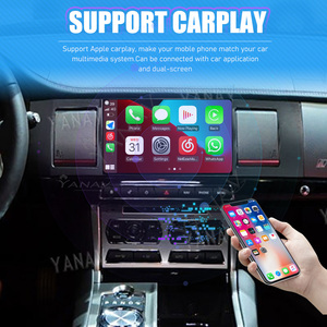 เครื่องเสียงรถยนต์ระบบแอนดรอยด์ GPS นำทางอัตโนมัติเครื่องเล่นวิดีโอมัลติมีเดียเครื่องเล่นวิดีโอสเตอริโอ CarPlay แบบไร้สายสำหรับ Jaguar XF 2007-2015 - Product Image 3