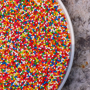 Confetti Commestibili da 2mm, 1000g/sacchetto, Decorazioni Colorate per Torte, Perline di Zucchero all'Ingrosso per Gelati, Dessert e Decorazioni per Torte - Product Image 1