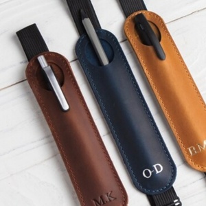Personalized <strong>Pen</strong> Holder Elastic Band Pu Leather Single <strong>Pen</strong> <strong>Pouch</strong> for Journal Notebook - Product Image 5