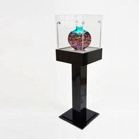 Support d'exposition promotionnel sur pied de grande taille en gros, vitrine en acrylique, socle d'exposition pour expositions