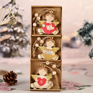 Decoraciones navideñas, nuevo Papá Noel de dibujos animados, ángel, reno, estilo creativo europeo y americano para Navidad - Product Image 1