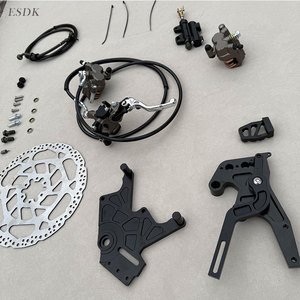 Kit Ultra Talaria X3 MX4 Completo, Conjunto de Soporte de Caliper Doble para Freno de Disco Trasero, Aluminio, Mejora para Motocicleta ESDK-SR-LB-004 Dual R - Product Image 2
