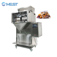 Machine de remplissage vibratoire semi-automatique 100g 500g 1000g pour granulés, haute précision, pour bouteilles en plastique et sacs, idéale pour les sodas