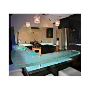 ISO9001 approvato controsoffitti in vetro temperato riciclato con spessore personalizzato decorazione industriale A grado incavo per Hotel da bagno - Product Image 3