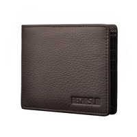 Portefeuille pour homme en cuir véritable de haute qualité, cuir véritable de première qualité, grande capacité, portefeuille de créateur pour homme