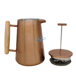 Haute Qualité Offre Spéciale Acier Inoxydable 304 Grade Voyage Double Paroi Isolée Portable Presse Française Cafetière - Product Image 6