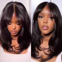 Perruques Lace Front économiques en cheveux humains brésiliens, ondulées, avec densité 180% 5x5, couleur brun clair, avec fermeture suisse, pour femmes noires
