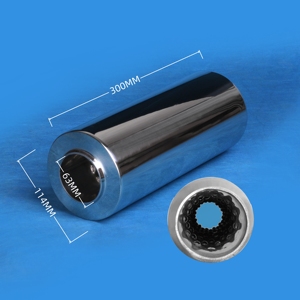 Resonador <span class=keywords><strong>de</strong></span> Escape Universal <span class=keywords><strong>de</strong></span> Acero Inoxidable <span class=keywords><strong>de</strong></span> 4.5 Pulgadas - Product Image 2